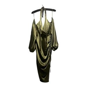 Classy Olive Green Dress